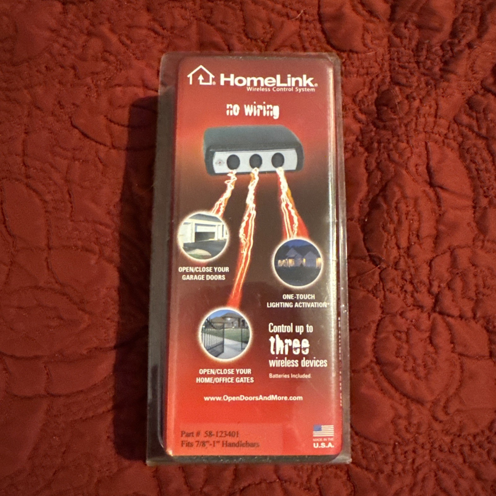 homelink garage door opener For Motorcycle  Untested