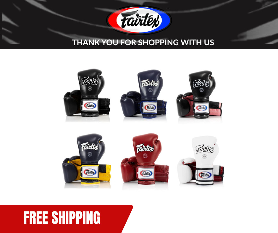 (Free Shipping) Fairtex Muay Thai Boxing Gloves BGV9 -Heavy Hitter Mexican Style