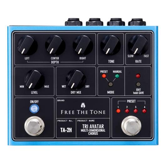 FREE THE TONE TRI AVATAR TA-2H Multi-Dimensional Chorus Pedal New from Japan