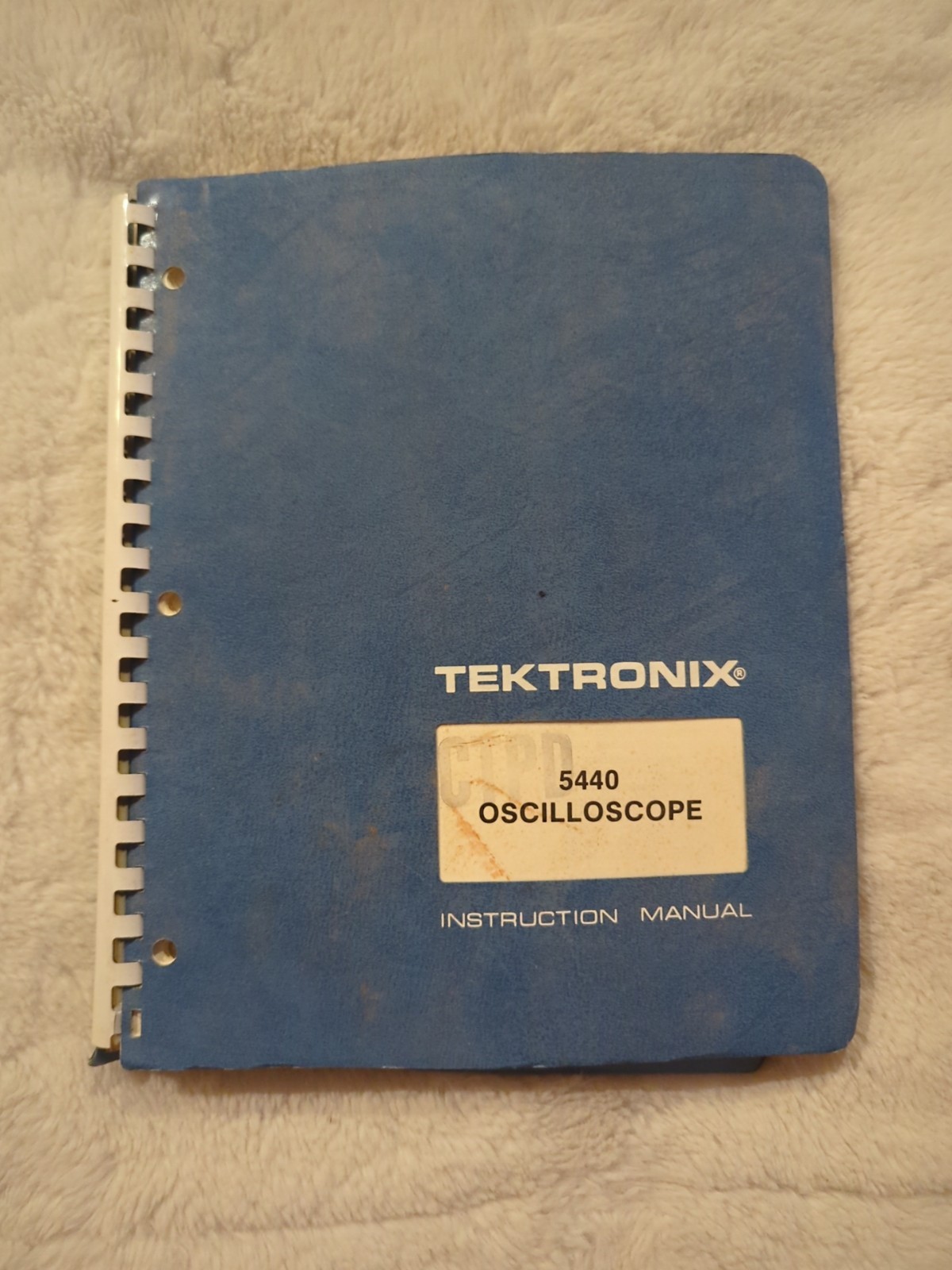 Tektronix 5440 Oscilloscope Instruction Manual OEM Spiral Bound 1976