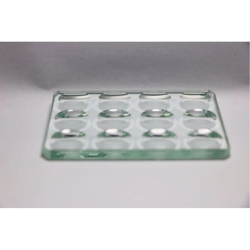 5mm Thickness Microscope Slides 12 Concave cavity 12 Well 5 × 60 × 80mm