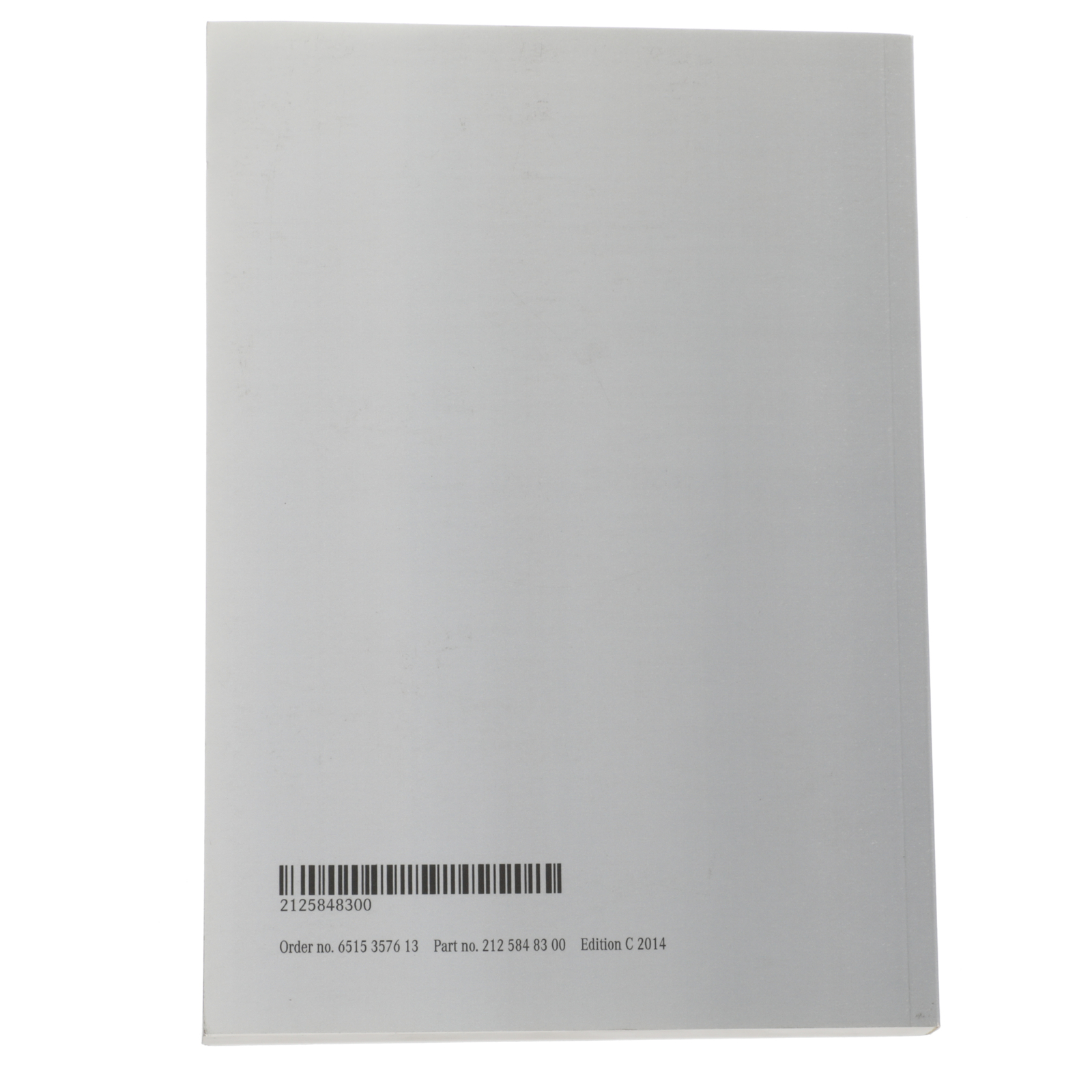 2011-2016 Mercedes-Benz E-Class Operator's Manual