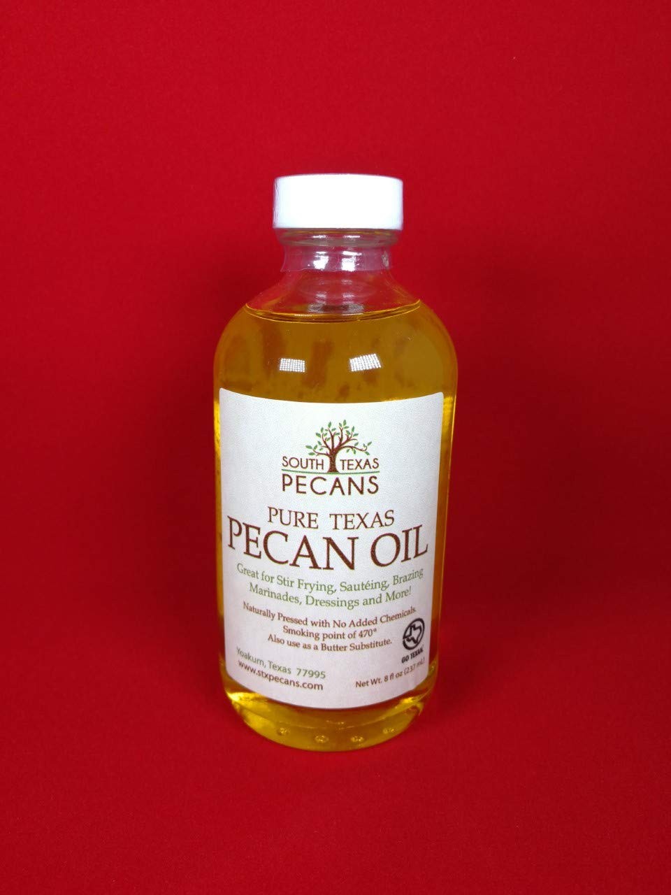 Pure Texas Pecan Oil 8 Fl Oz (Pack of 1)