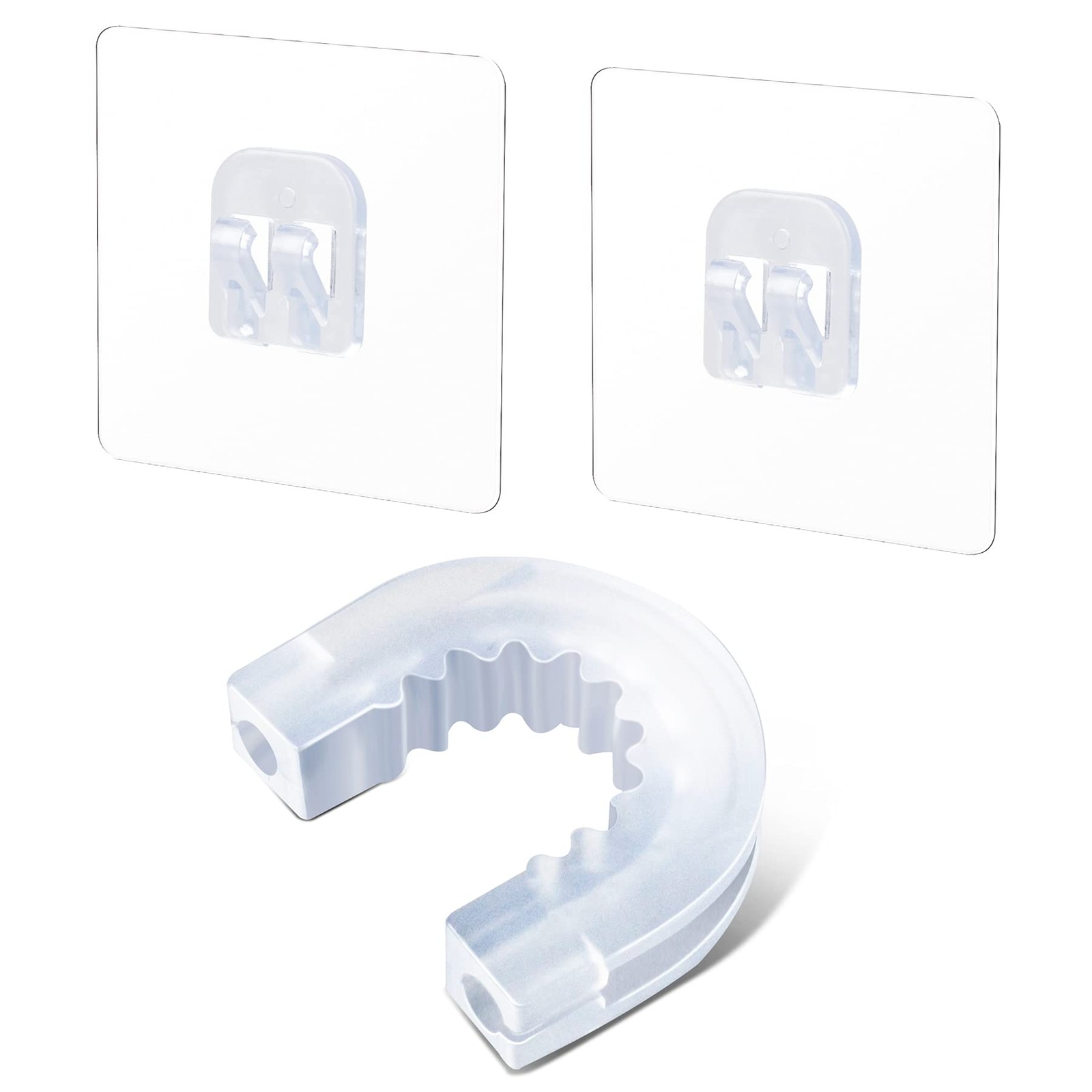 YeeBeny Bathroom Shower Caddy Connector with 2pcs Adhesive Transparent