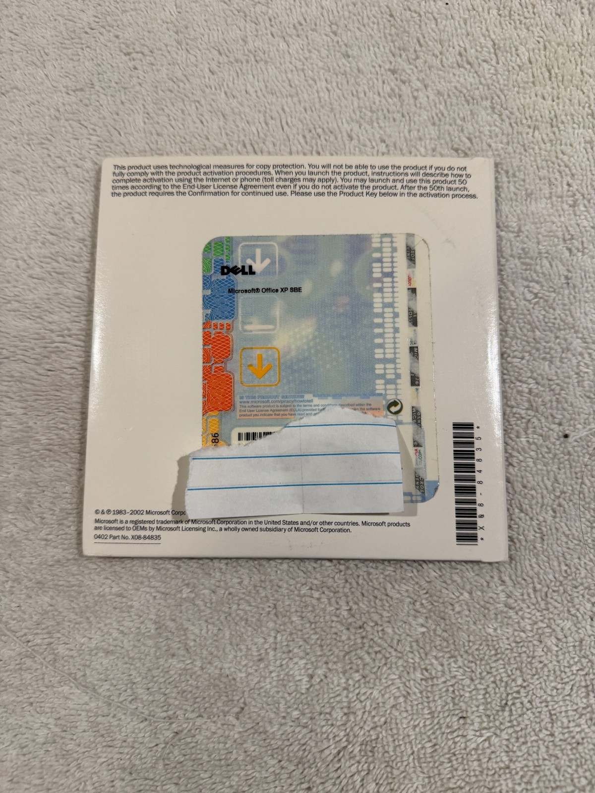 Microsoft MS Office XP Small Business Edition 2 Disc Set w Product Key