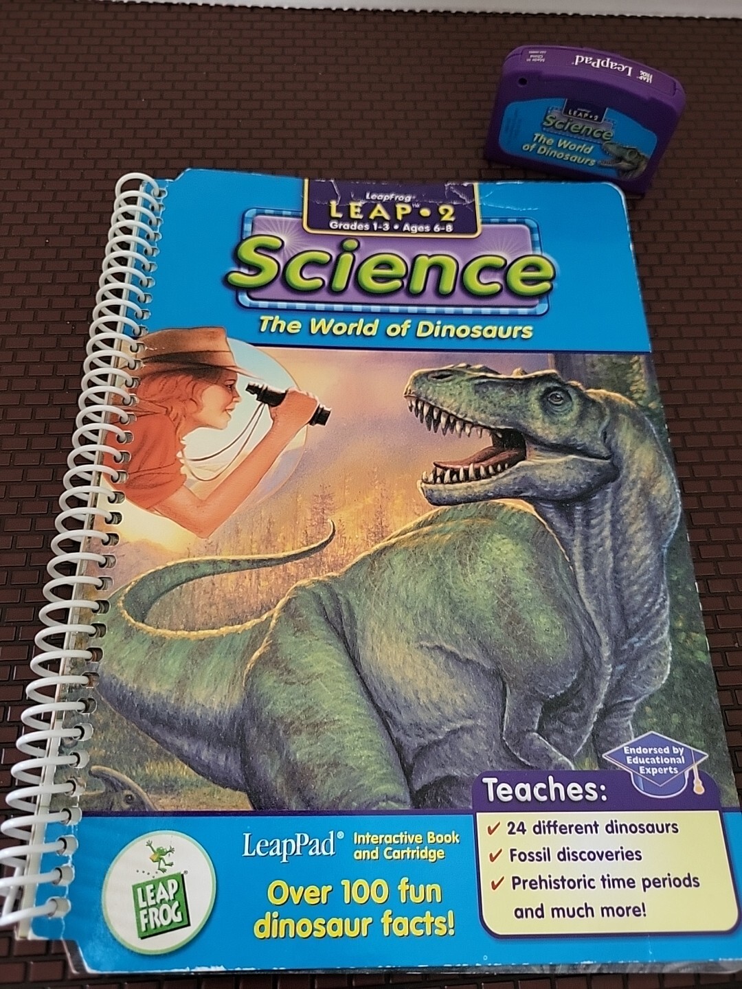 LeapPad : Leap 2 Science - World Of Dinosaurs - Book & Cartridge