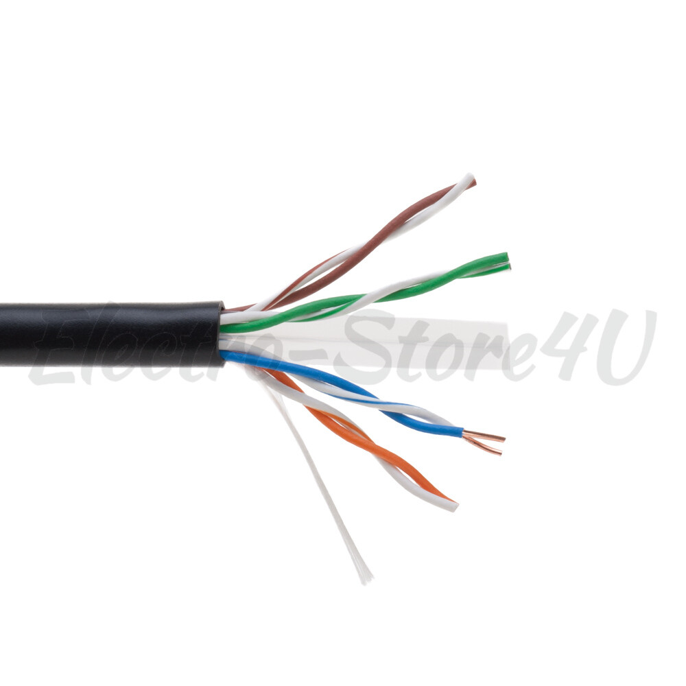 1000ft CAT5e CAT6 UTP Bulk Ethernet Cable Solid Network Wire RJ45 LAN CAT5