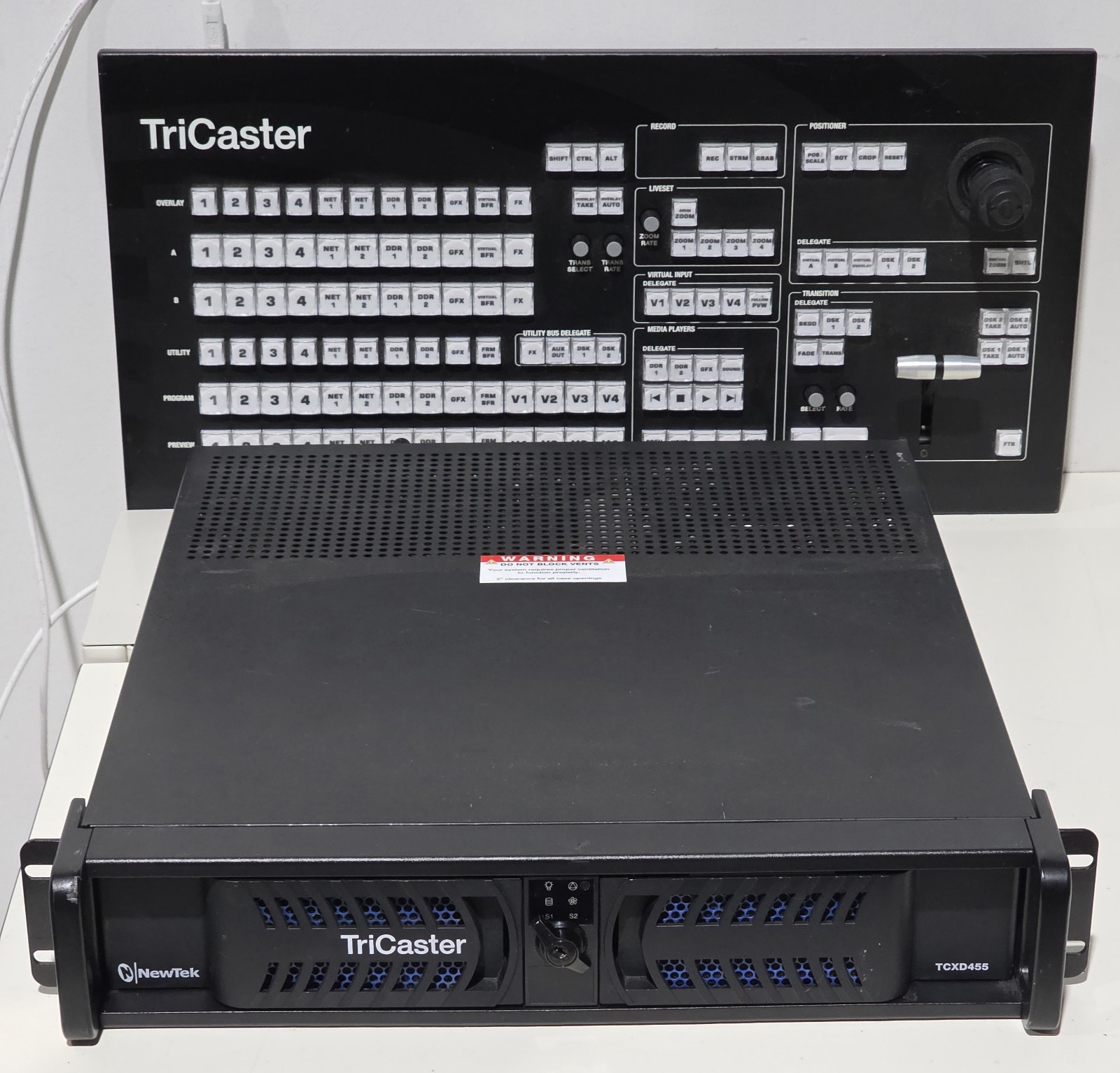 Newtek Tricaster XD455 TCXD455 Live Video Production System with Control Surface