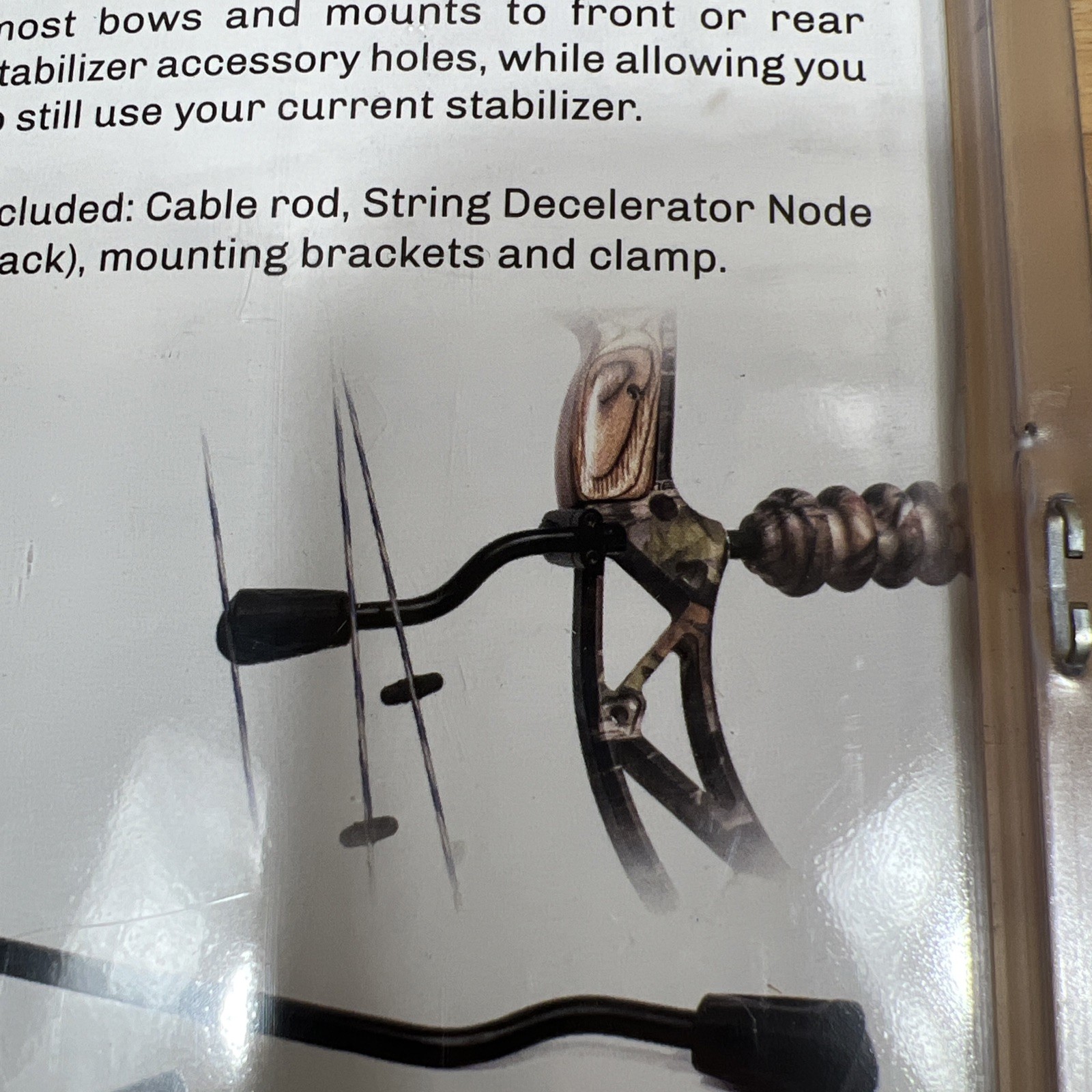 Limbsaver Universal String Decelerator Front/Rear Mount Black 4600