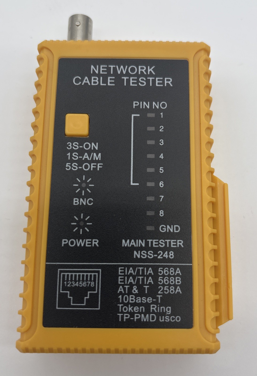 Cable Tester NSHL468 RJ45-RJ11 Multi Functional Network LAN Cable New