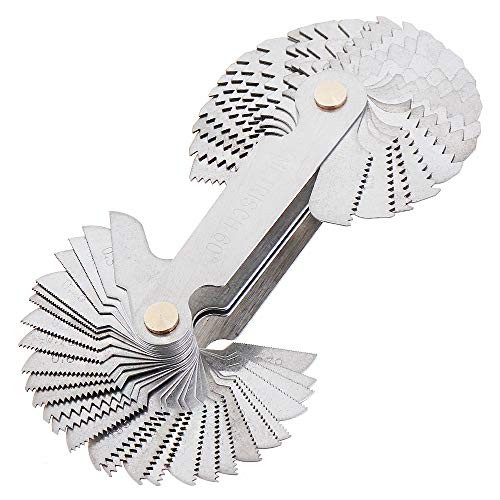 ChgImposs Metric & Imperial & US Screw Gauge SAE Whitworth 55 Degree & Metric 1