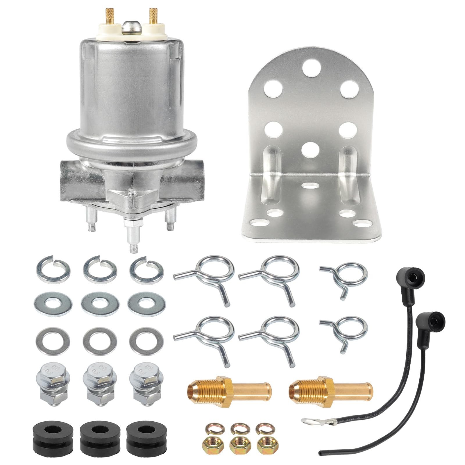 P4070 Universal Electric Fuel Pump 12V for Carburetor, In-Line Automotive Rep...