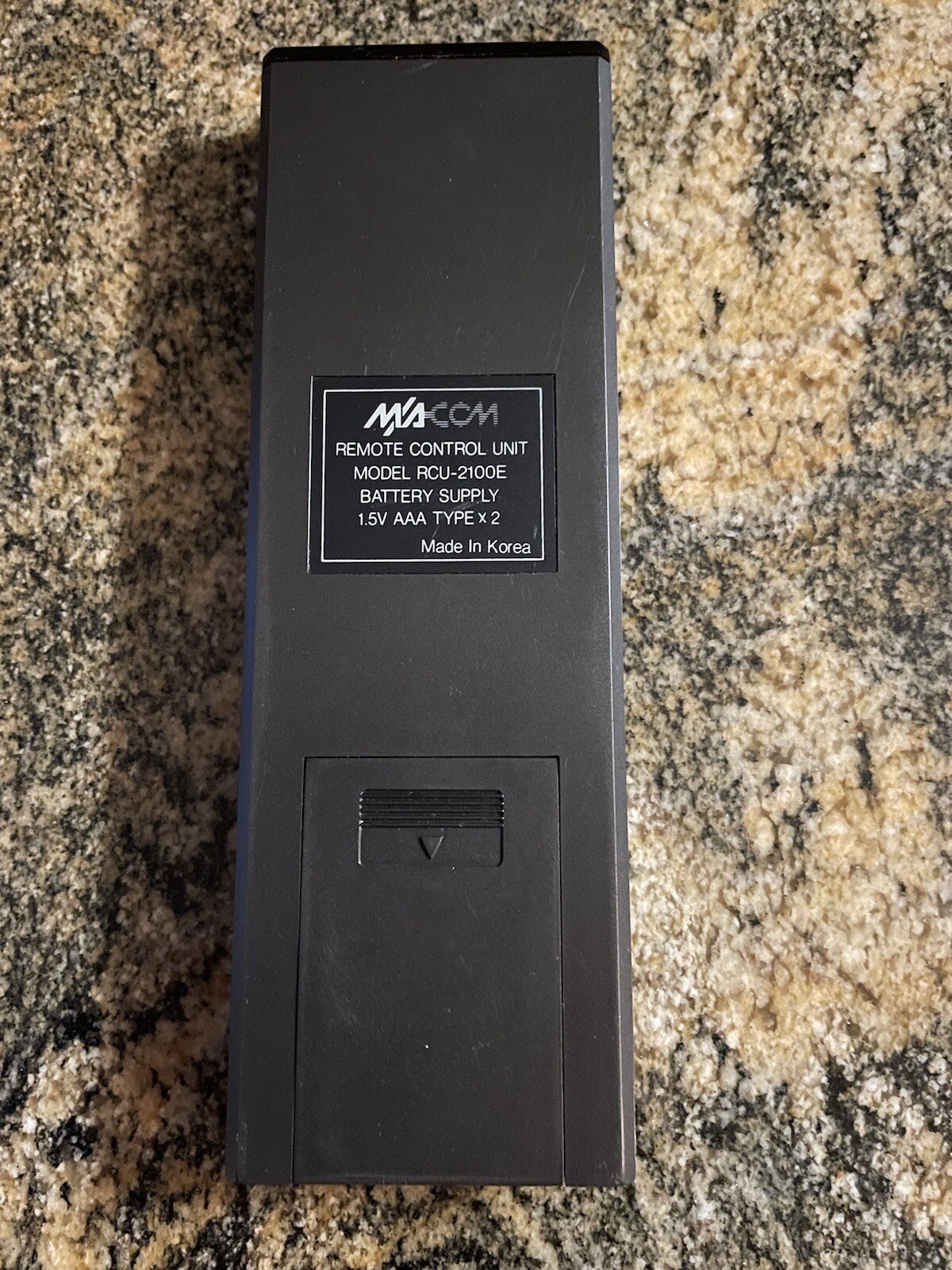 Macom RCU-2100E Satellite Receiver TV Remote Control