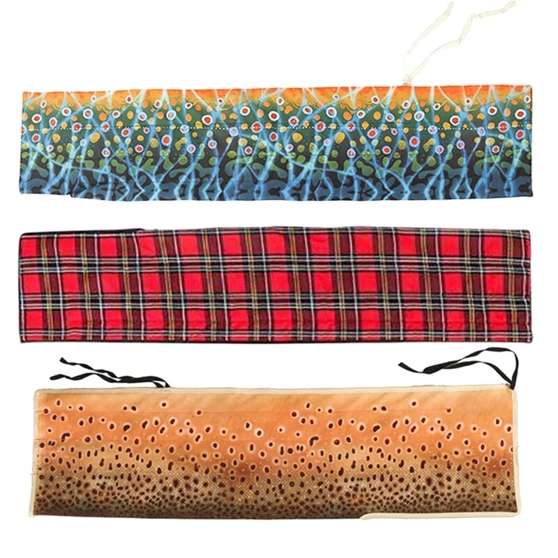 Portable Fishing Rod Bag Light Weight Rod Sleeve Fly Fishing Rod Travel Case