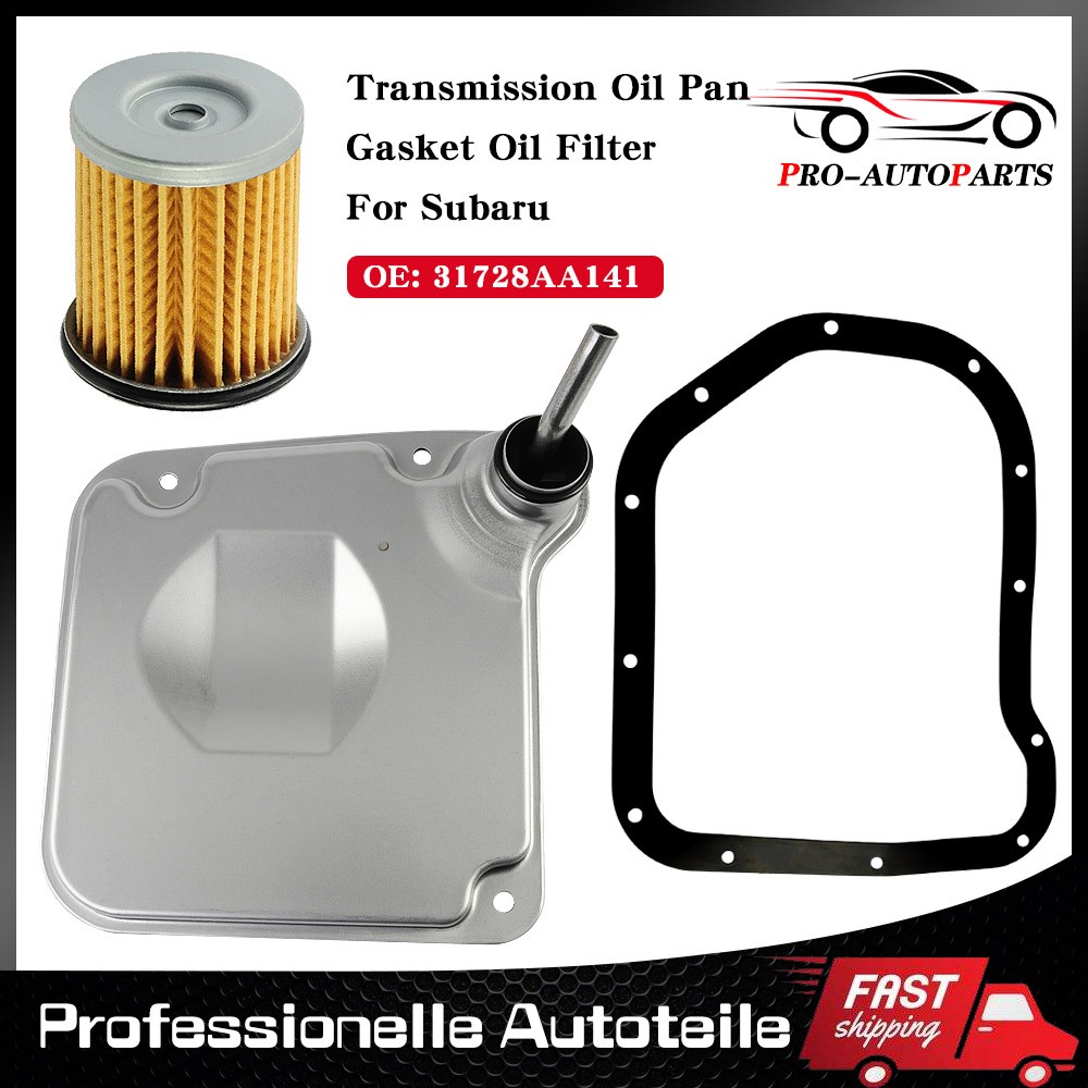 TR580 Transmission Oil Pan Gasket Oil Filter For Subaru 2.0 2.5L 31728AA141