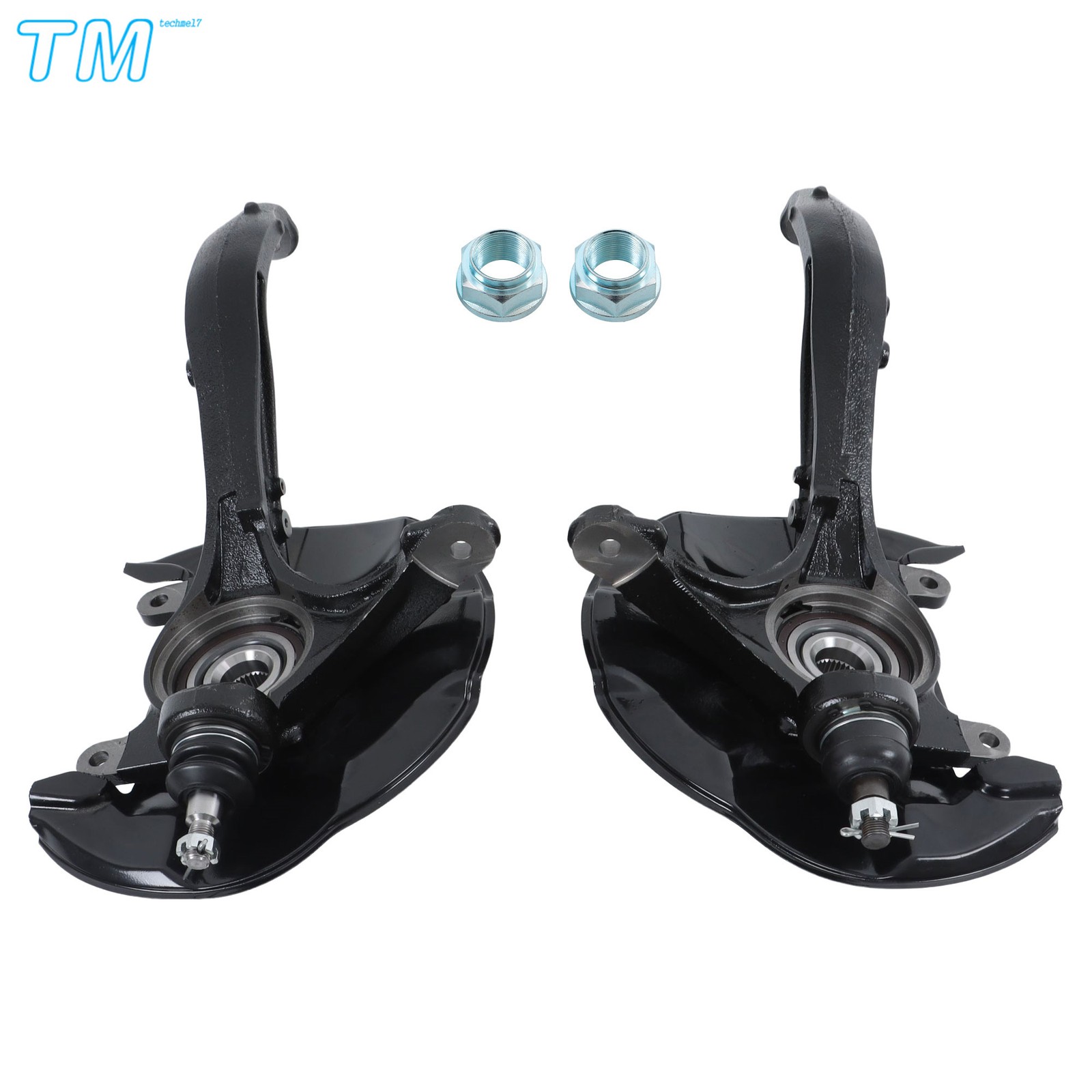 Front Steering Knuckles & Wheel Hub Bearings For Honda Accord TSX 2009 2010-2012