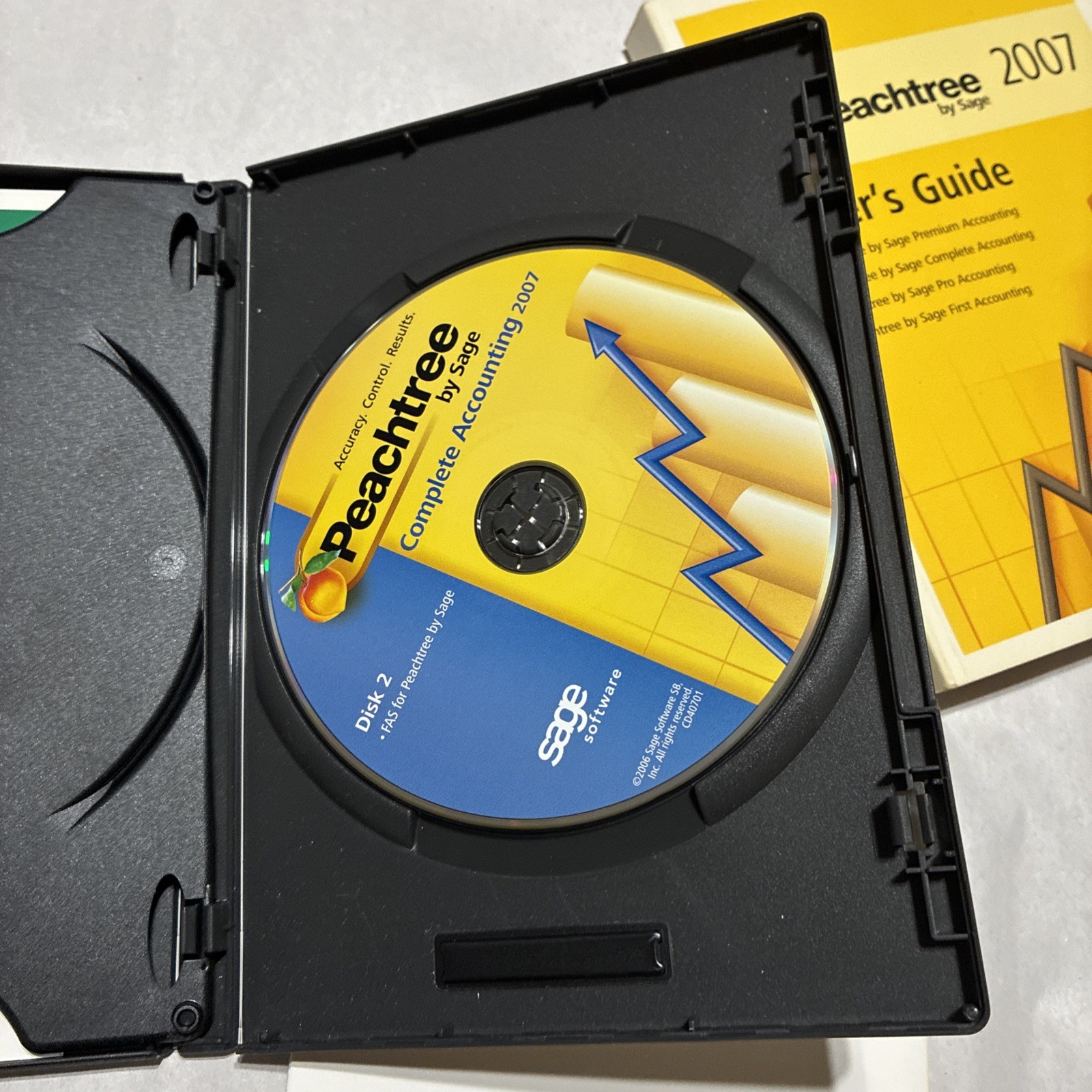 Sage Peachtree Complete Accounting 2007 & ACT Windows Computer Software 90’s
