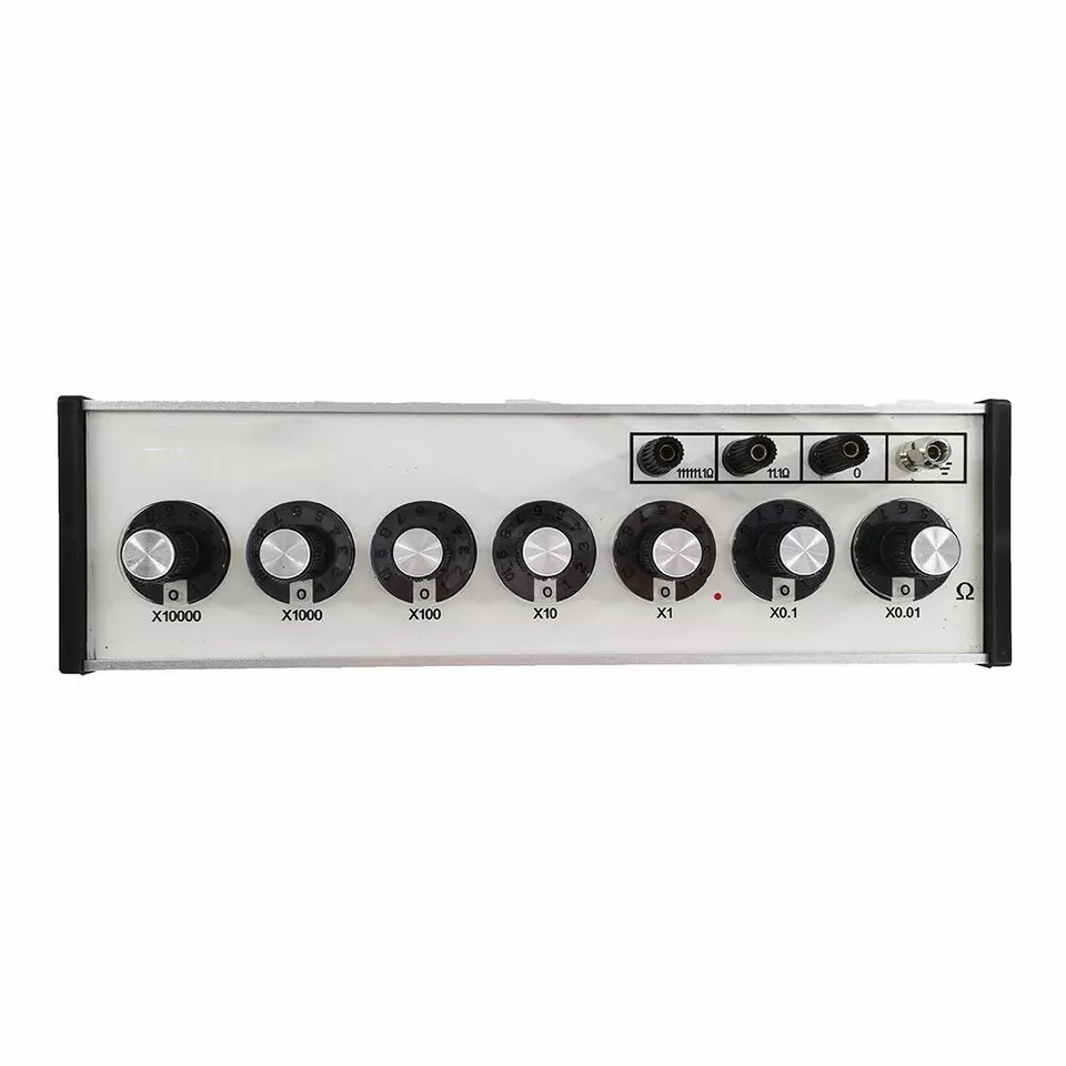 7 Dials DC Resistance Box DC Resistor DC Bridges Decade Boxes 0.01~111111.10Ohm