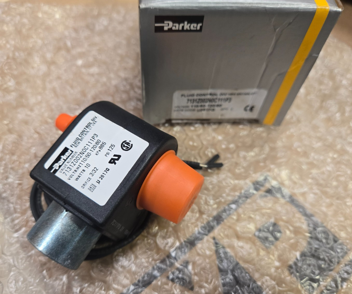 PARKER FLUID CONTROL VALVE 7131Z002-N0C111P3 - NEW