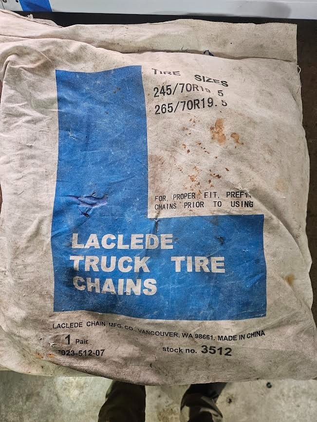 laclede tire chains 245/70R19.5 and 265/70R19.5