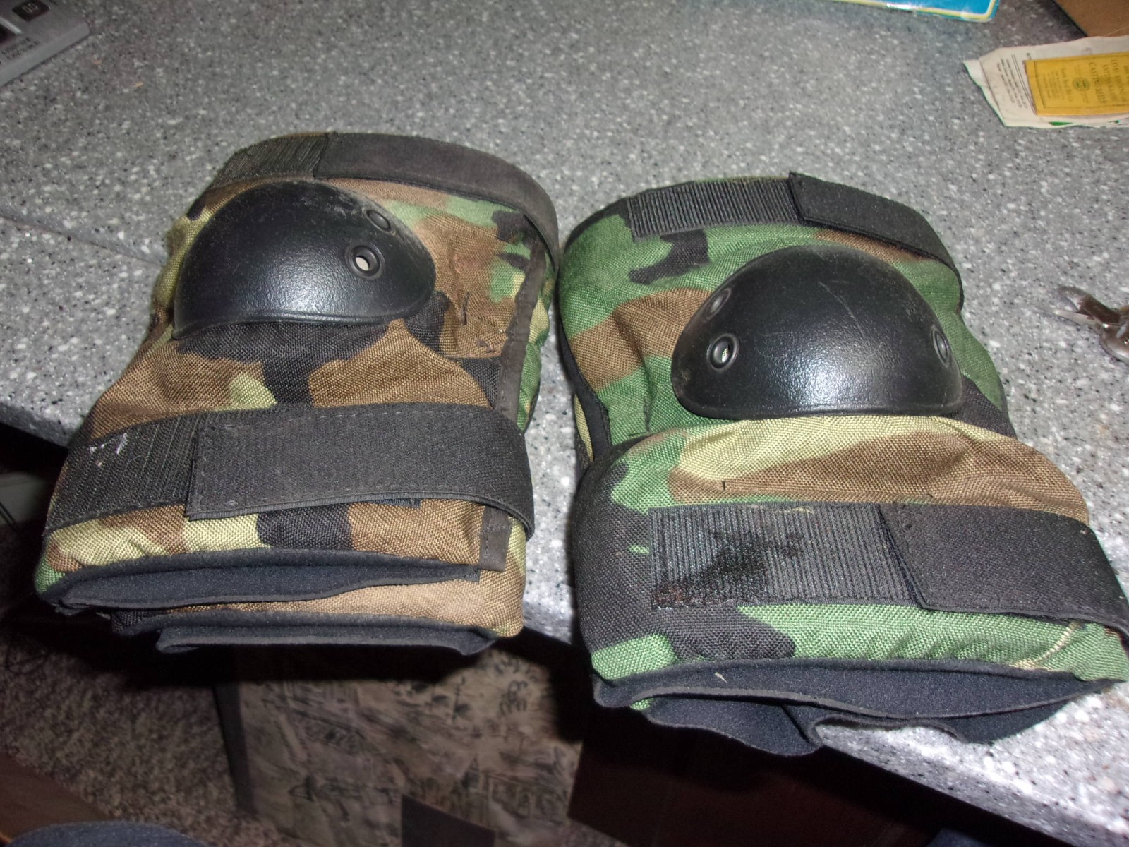 C24 NOS camo elbow pad lot for paintball and war games etc