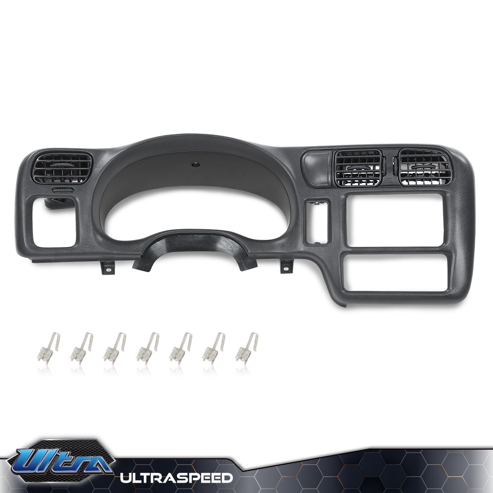 Dash Radio Cluster Bezel Double Din Fit For 98-05 Chevy S10 Blazer Jimmy Sonoma