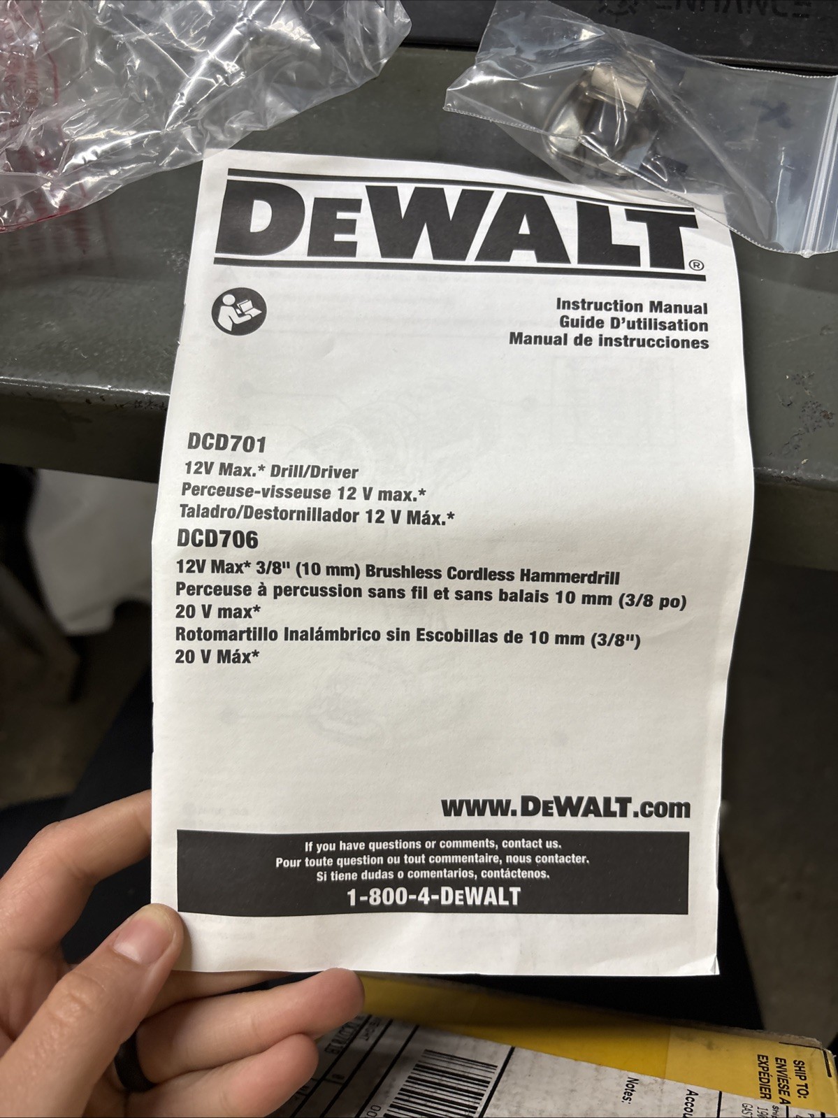 DEWALT DCD701B - 12V Max Brushless 3/8" (10mm) Drill/Driver (Tool Only)
