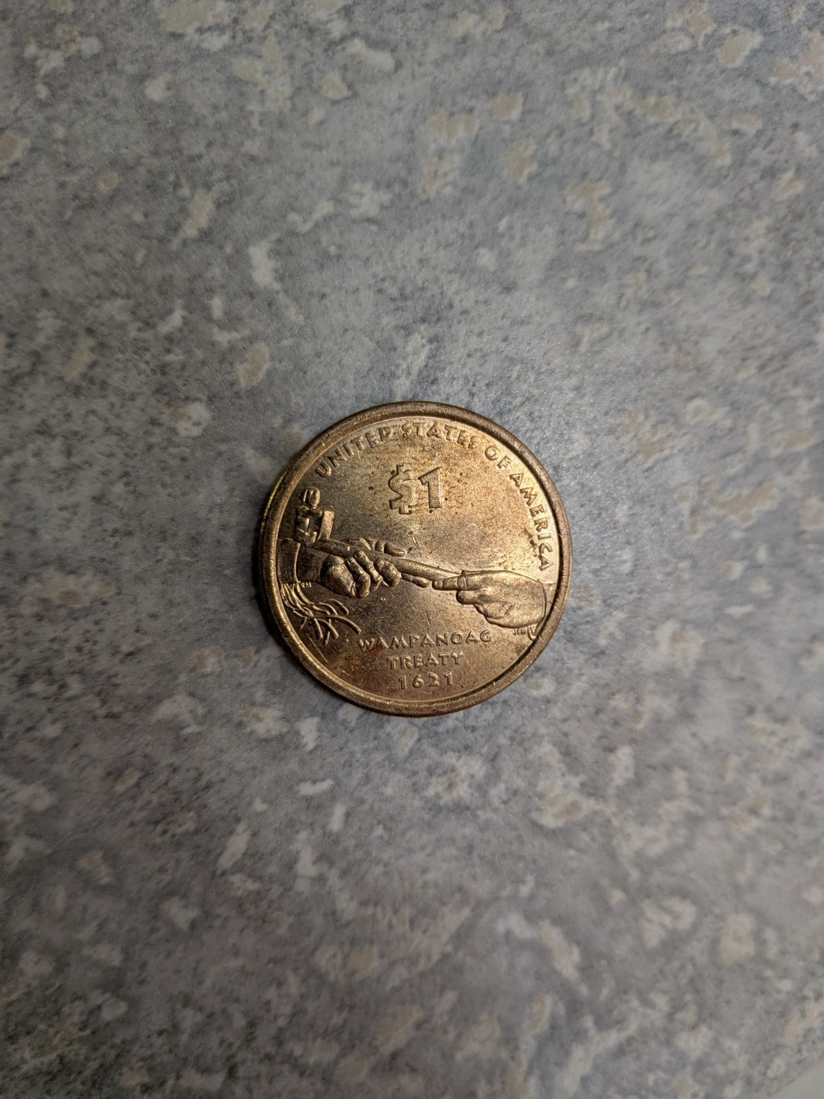 sacagawea dollar wampanoag treaty 1621