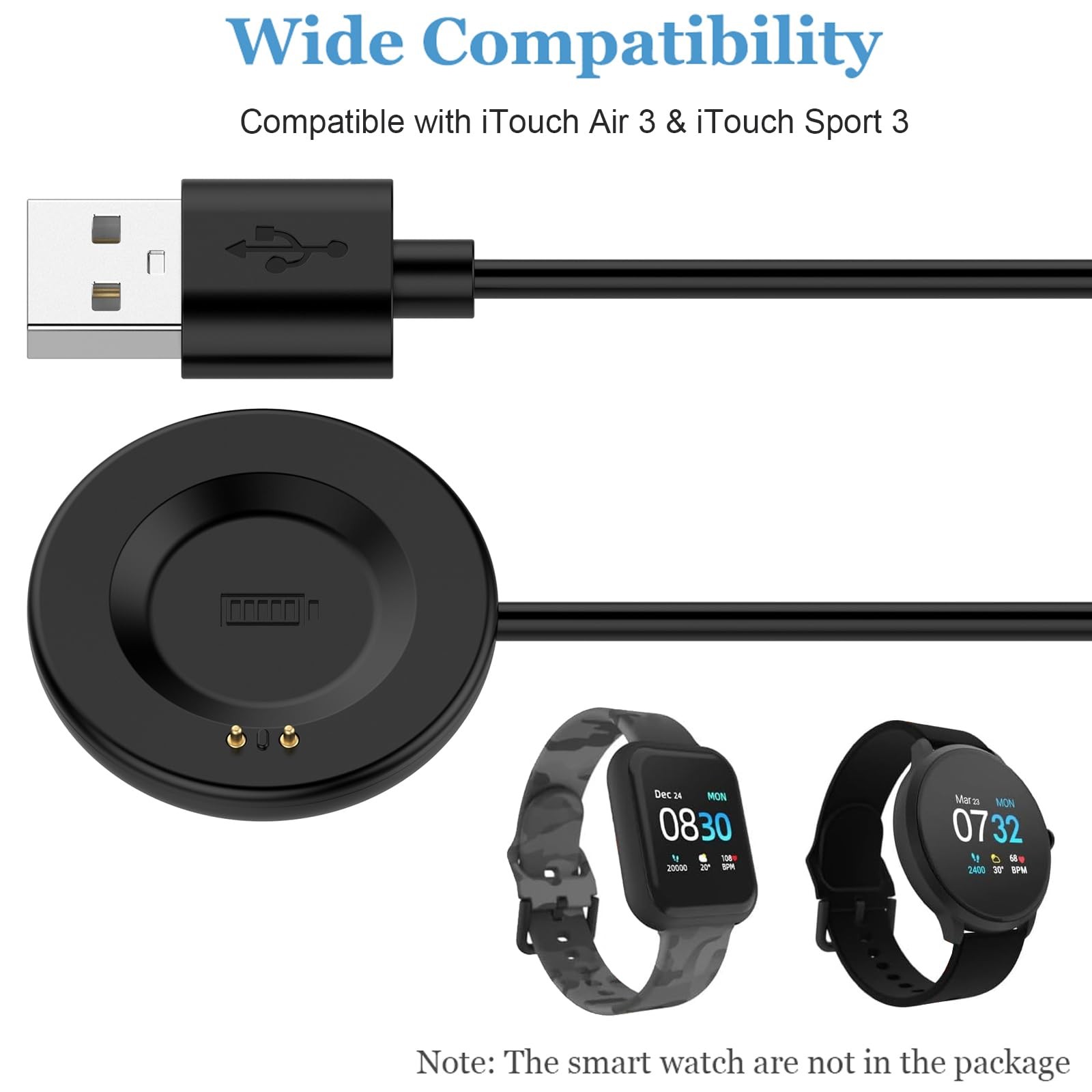 Compatible with iTouch Air 3 Charger, USB Charging Cable for iTouch Air 4 & i...