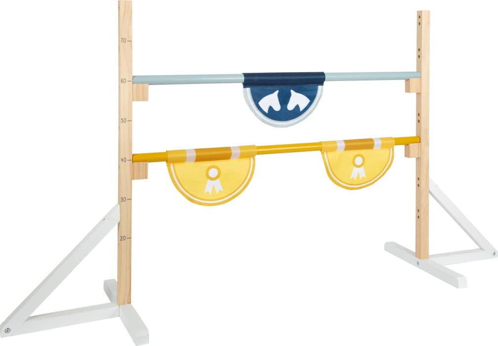 Small Foot 12398 Wooden Kids Obstacle Outdoor Toy for Playing Horse and Hobby Ho