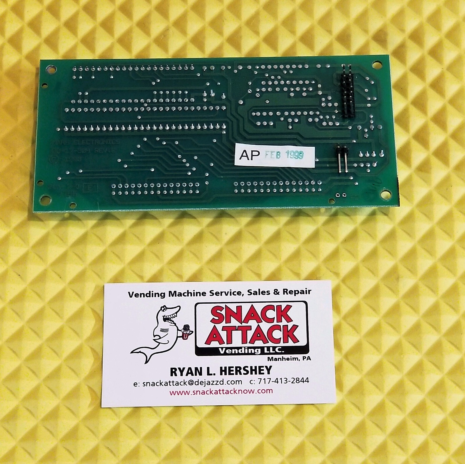 (AP) AUTOMATIC PRODUCTS 111, 112, 113 SNACK MACHINE LED DISPLAY BOARD CABLE