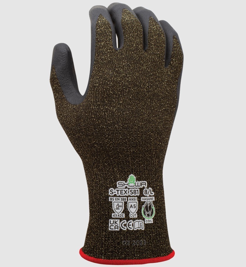 Showa Atlas S-TEX 581 Cut-Resistant Gloves, ANSI Cut Level A5