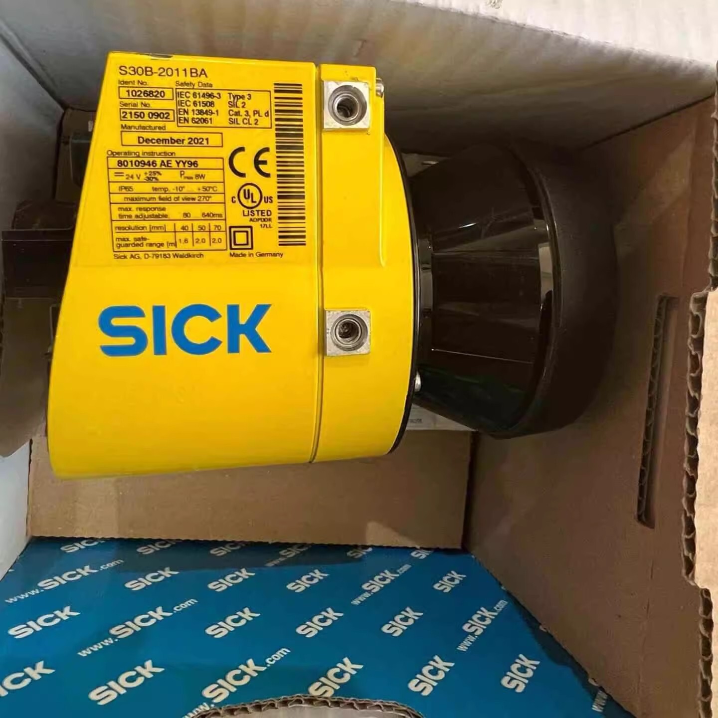 1pcs SICK Laser Scanner S30B-2011BA