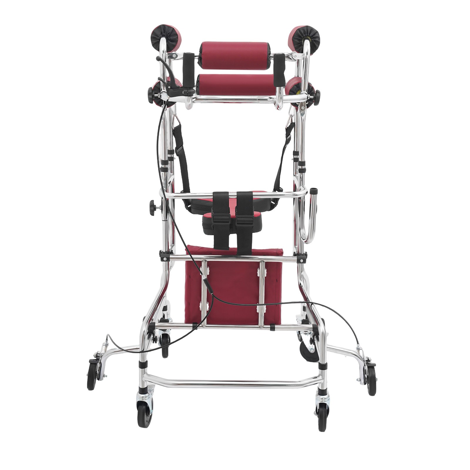 Female Rolling Walker for Elderly, Adjustable Height 8 Wheels Mobility Aid 220lb