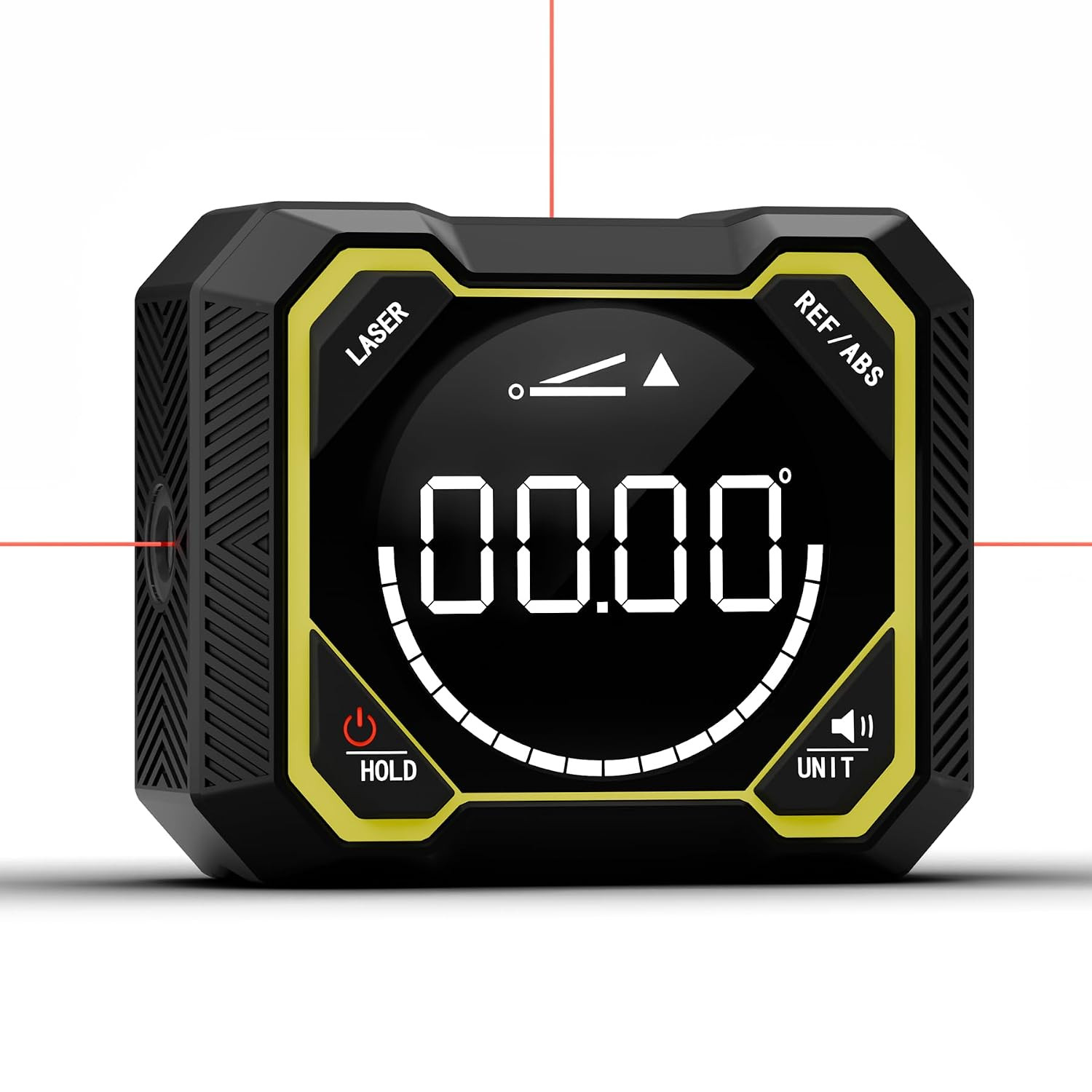 Digital Angle Finder with Laser, Magnetic Inclinometer, USB Rechargeable | 4X90°