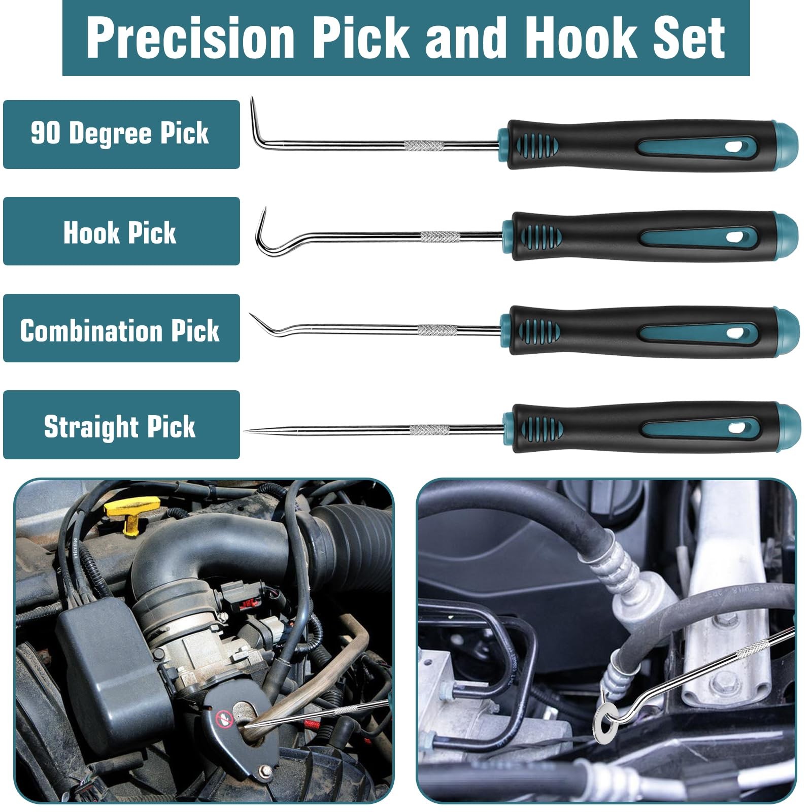 Aleric 9 Pcs Auto Trim Removal Tool Kit - Plastic Pry for Door Panel...