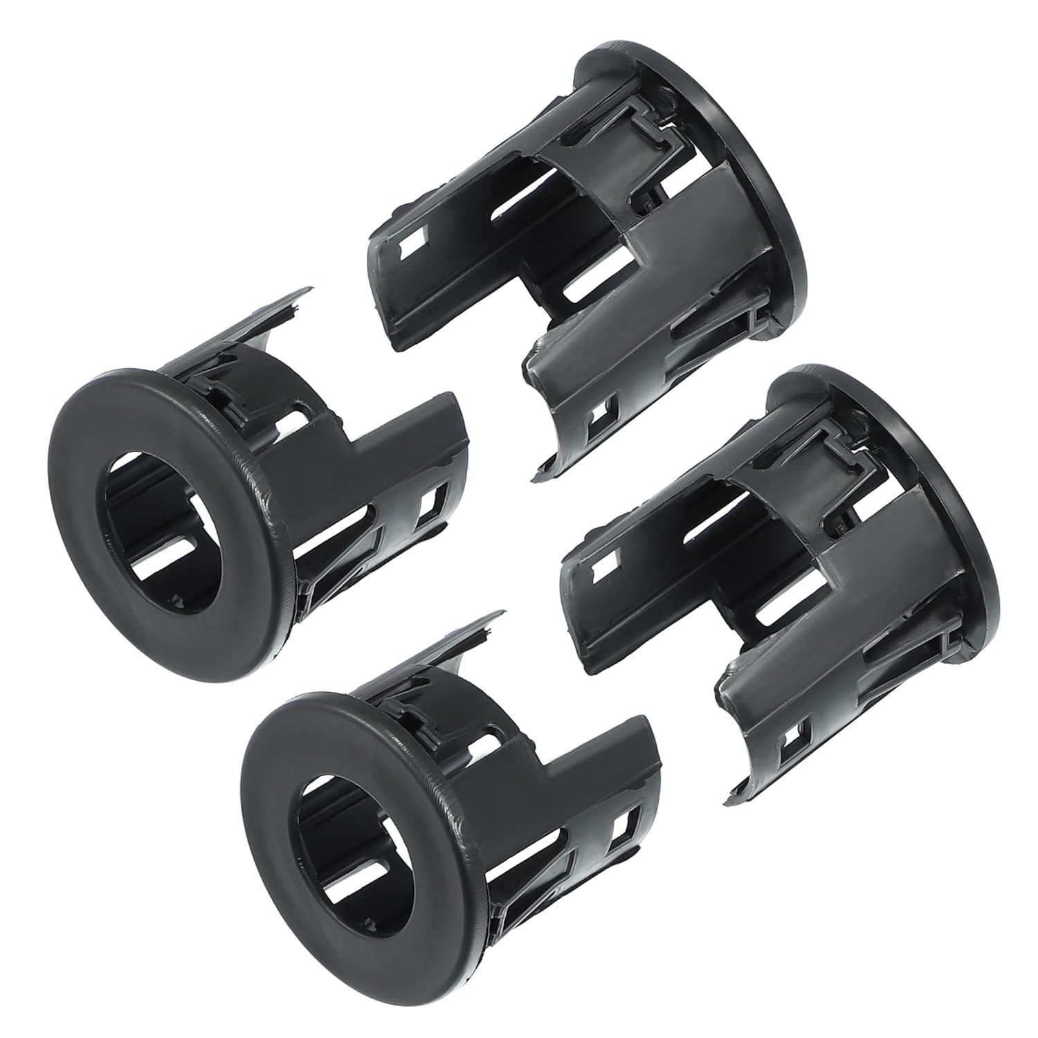 X AUTOHAUX 4PCS Parking Assist Sensor Bezels for Front or Rear Bumper for Dodge