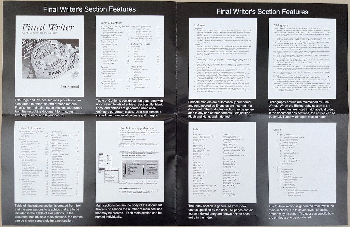 Final Writer Release 2 ©1994 SoftWood Word Processor for Commodore Amiga
