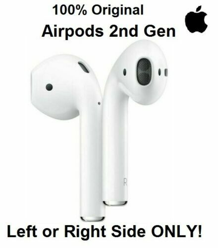 Genuine Apple AirPods 2nd Generation, Select LEFT (A2031) or RIGHT (A2032) Side