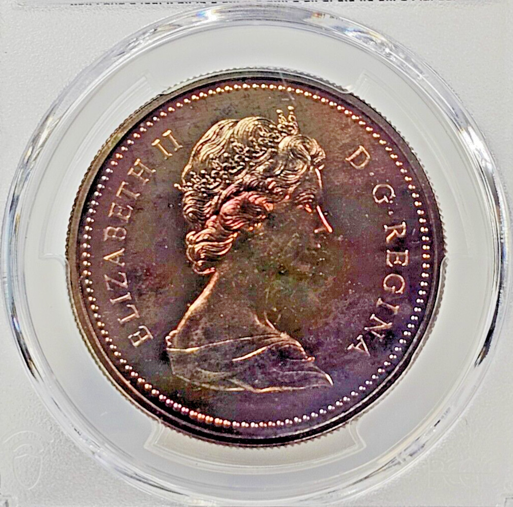 1972 Canada S$1 Voyager Ag Coin PCGS SP67