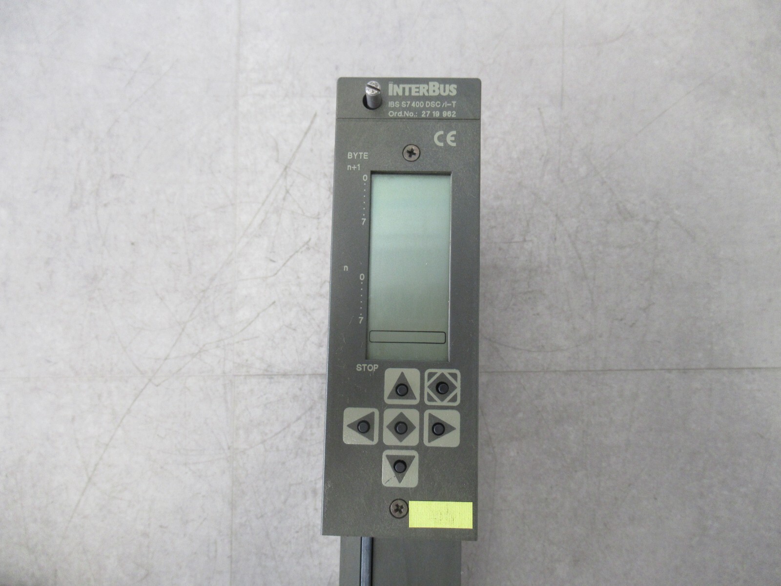 Interbus IBS S7 400 DSC/I-T Connection Module 2719962 + Memory Card