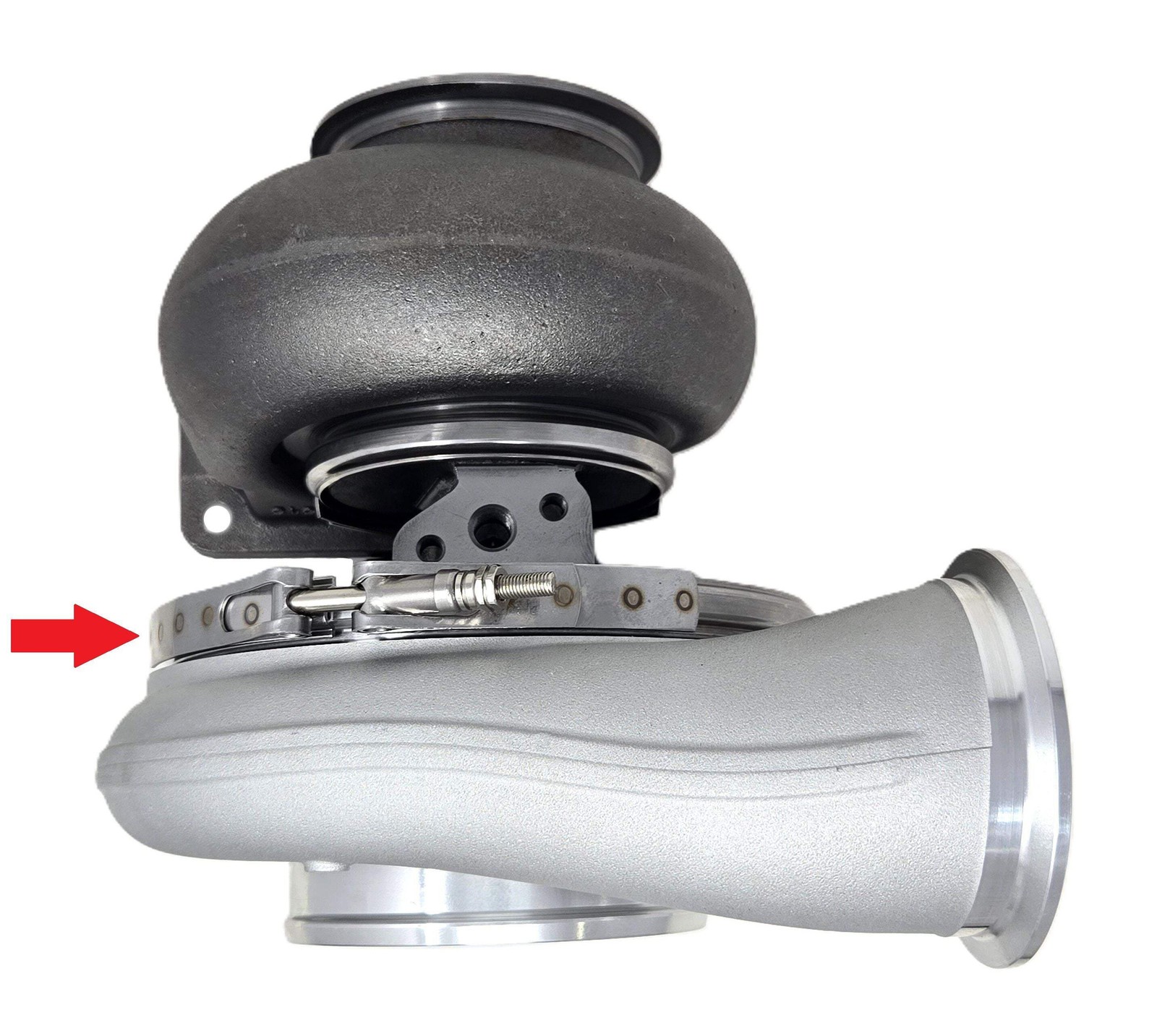 Bearing to Compressor Housing V-Band Clamp for S400 BorgWarner Turbos