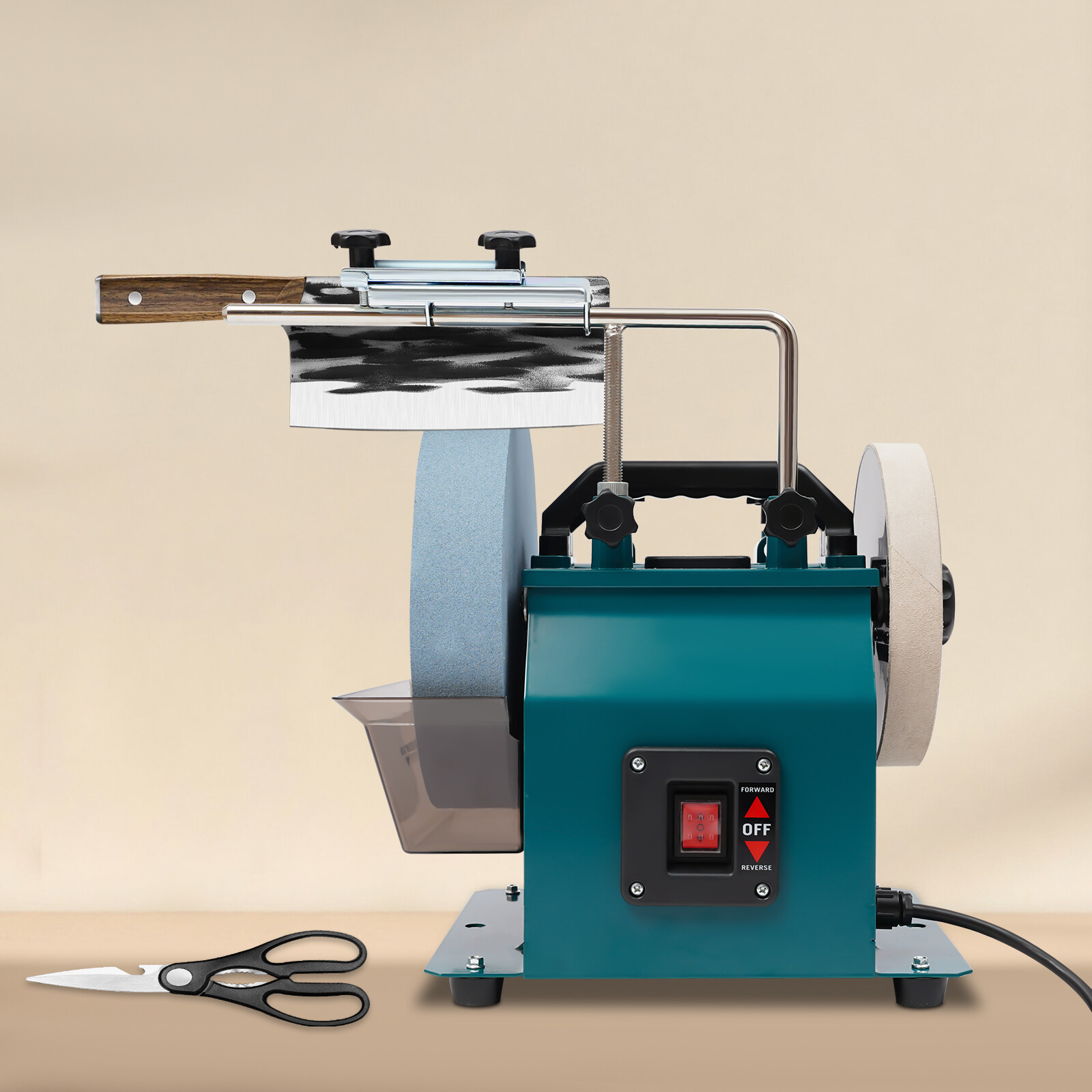 Electric Grinding Blade Sharpener Machine Belt Sander Polishing Bench Grinder