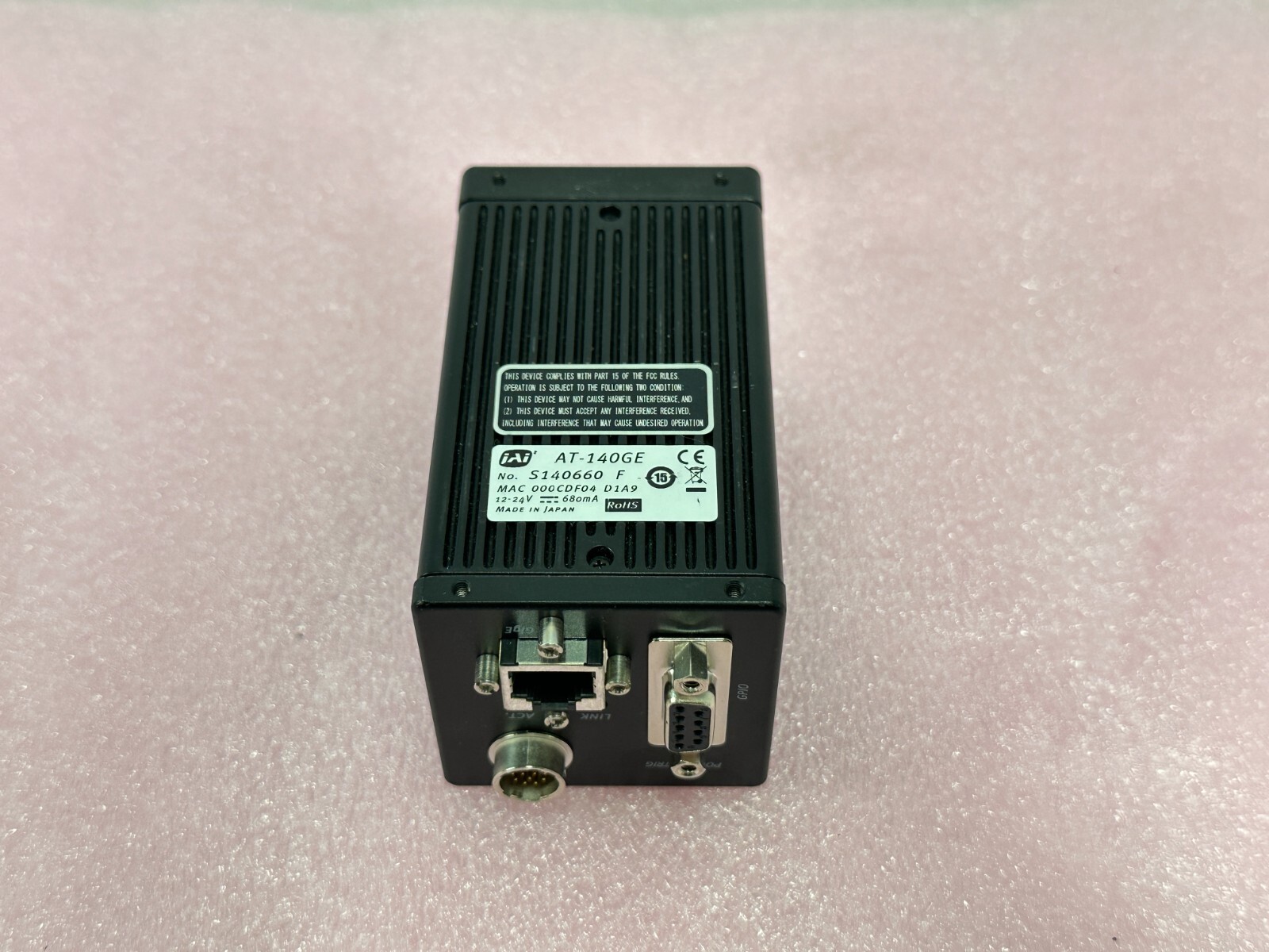 JAI AT-140GE 3CCD Color Industrial Machine Vision Camera GigE Interface Unit