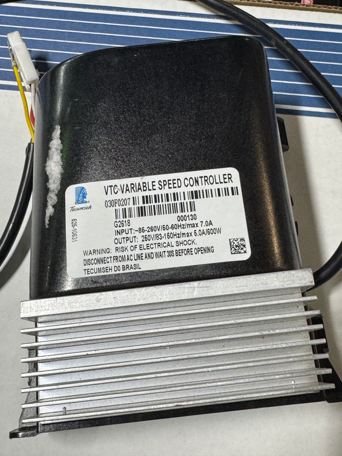 Tecumseh VTC Variable Speed Controller 030F0207 85-260V 600W Compressor