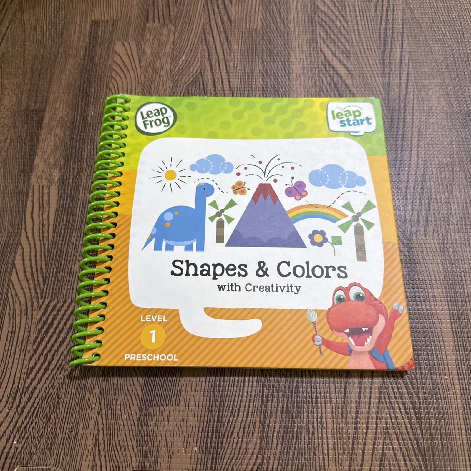 NEW LeapFrog Leap Start Preschool book — SHAPES & COLORS WITH CREATIVITY
