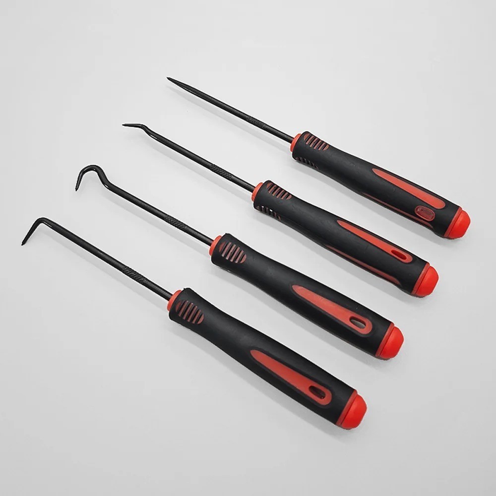 4Pcs Precision Pick & Hook Set O-Ring Oil Seal Gasket Puller Remover