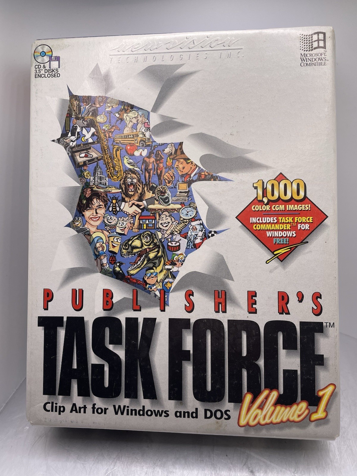 Publishers task force volume one clipart for windows and dos