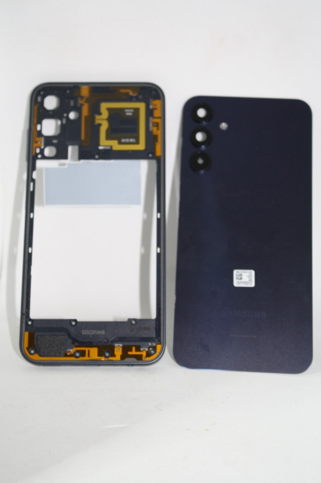 OEM Original Middle Frame Housing For Samsung A-15 5g SM-A156U + Back Cover+Lens