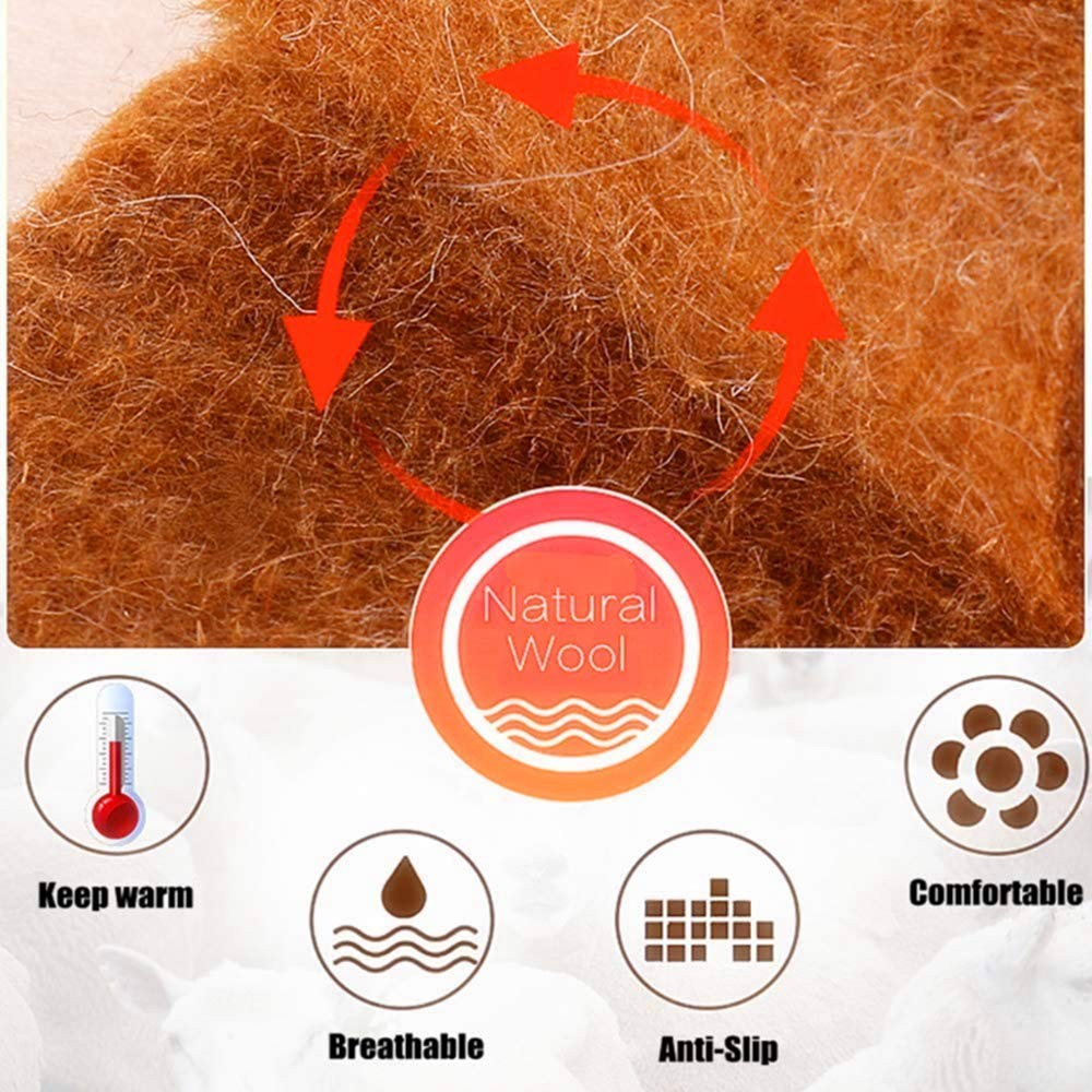 Soft Alpaca Wool Felt Winter Warm Shoe Boot Insoles Natural Wool Felt Insert Men